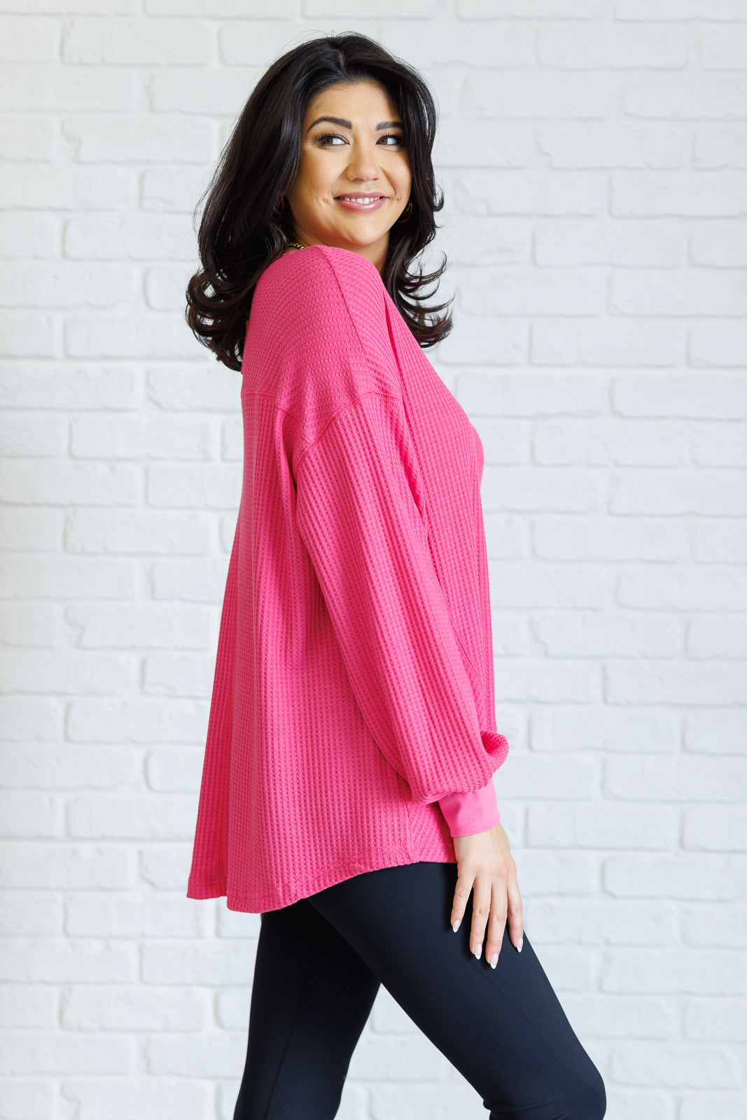 Good Things Are Coming V-Neck Top in Pink Ave Shops