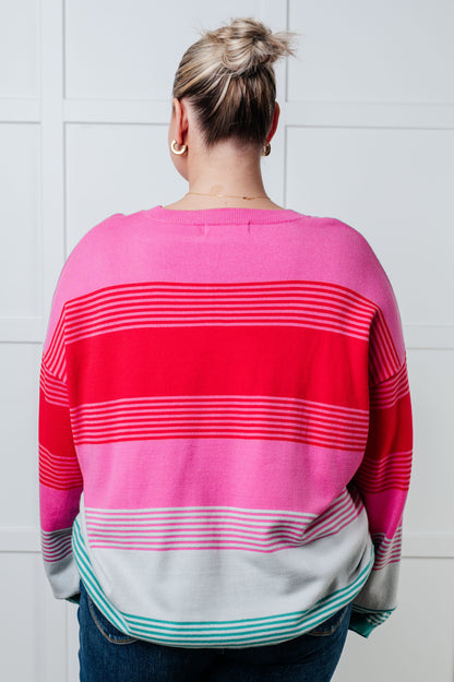 Gradual Feelings Striped Sweater Ave Shops