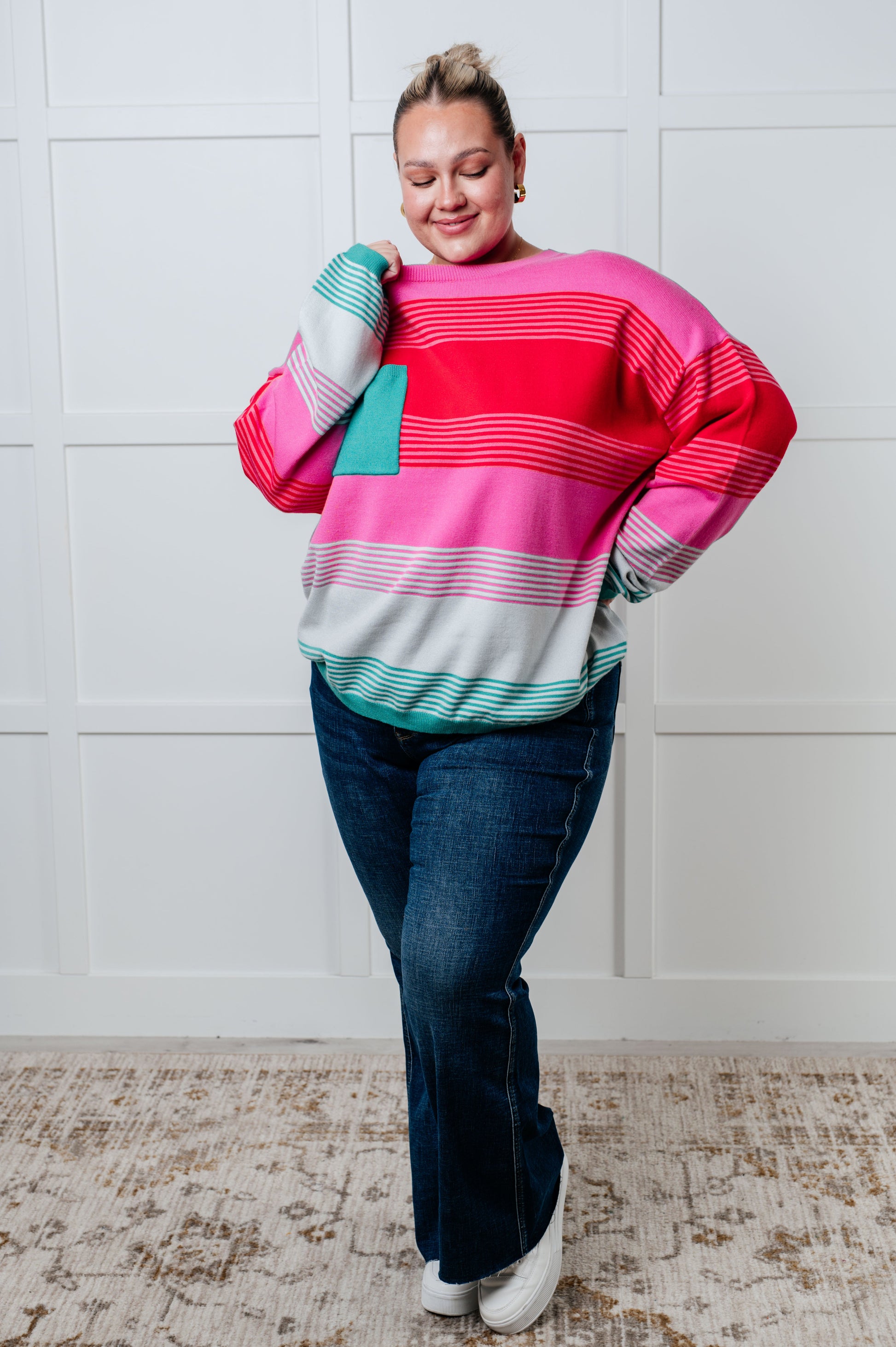 Gradual Feelings Striped Sweater Ave Shops