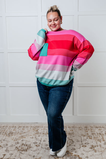 Gradual Feelings Striped Sweater Ave Shops