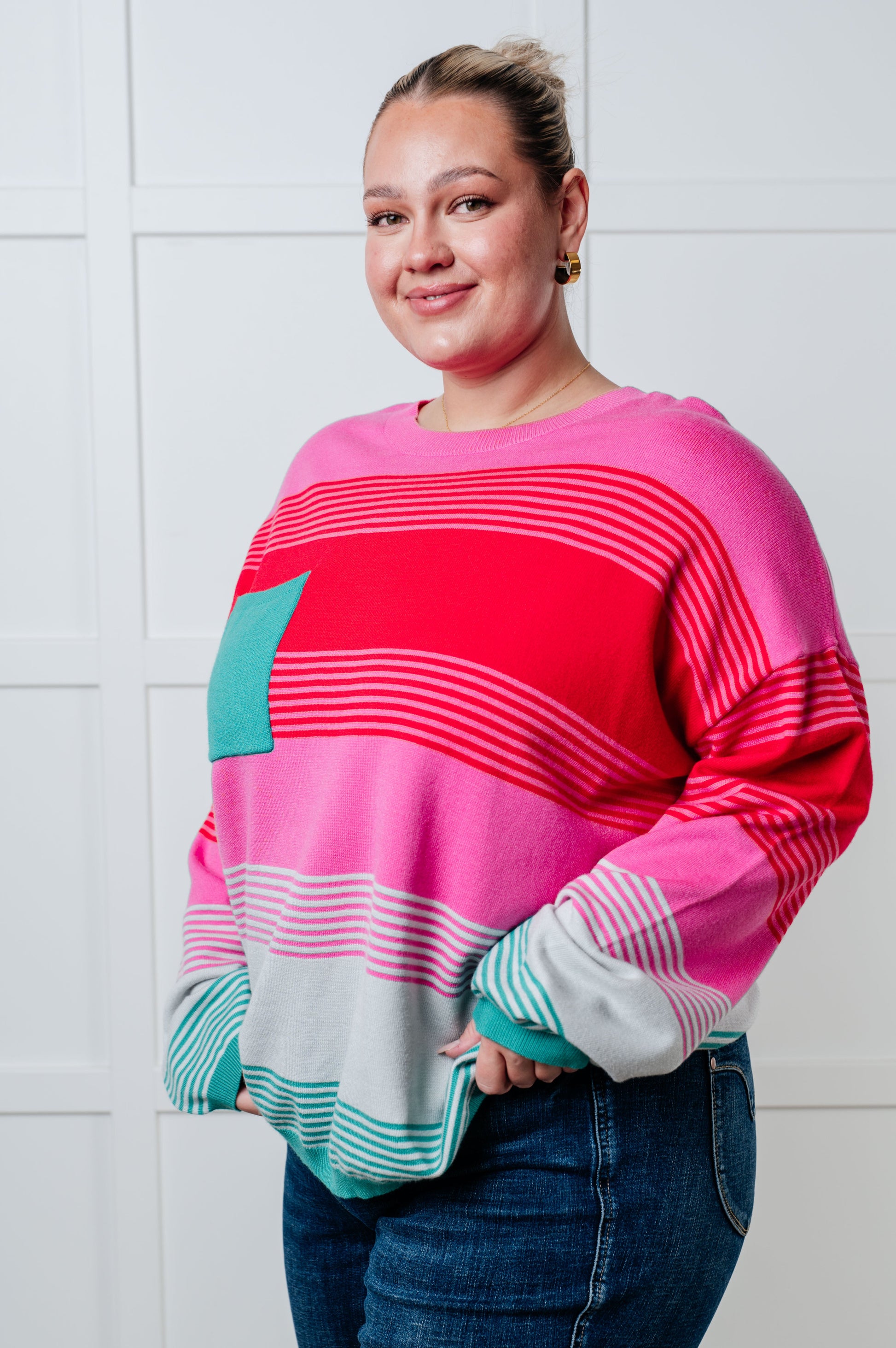 Gradual Feelings Striped Sweater Ave Shops