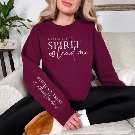 Spirit Lead Me Graphic Sweatshirt in Four Colors Ave Shops