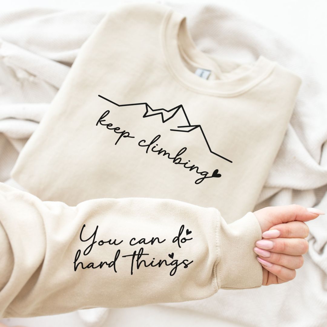 Keep Climbing Sweatshirt in Three Colors Ave Shops