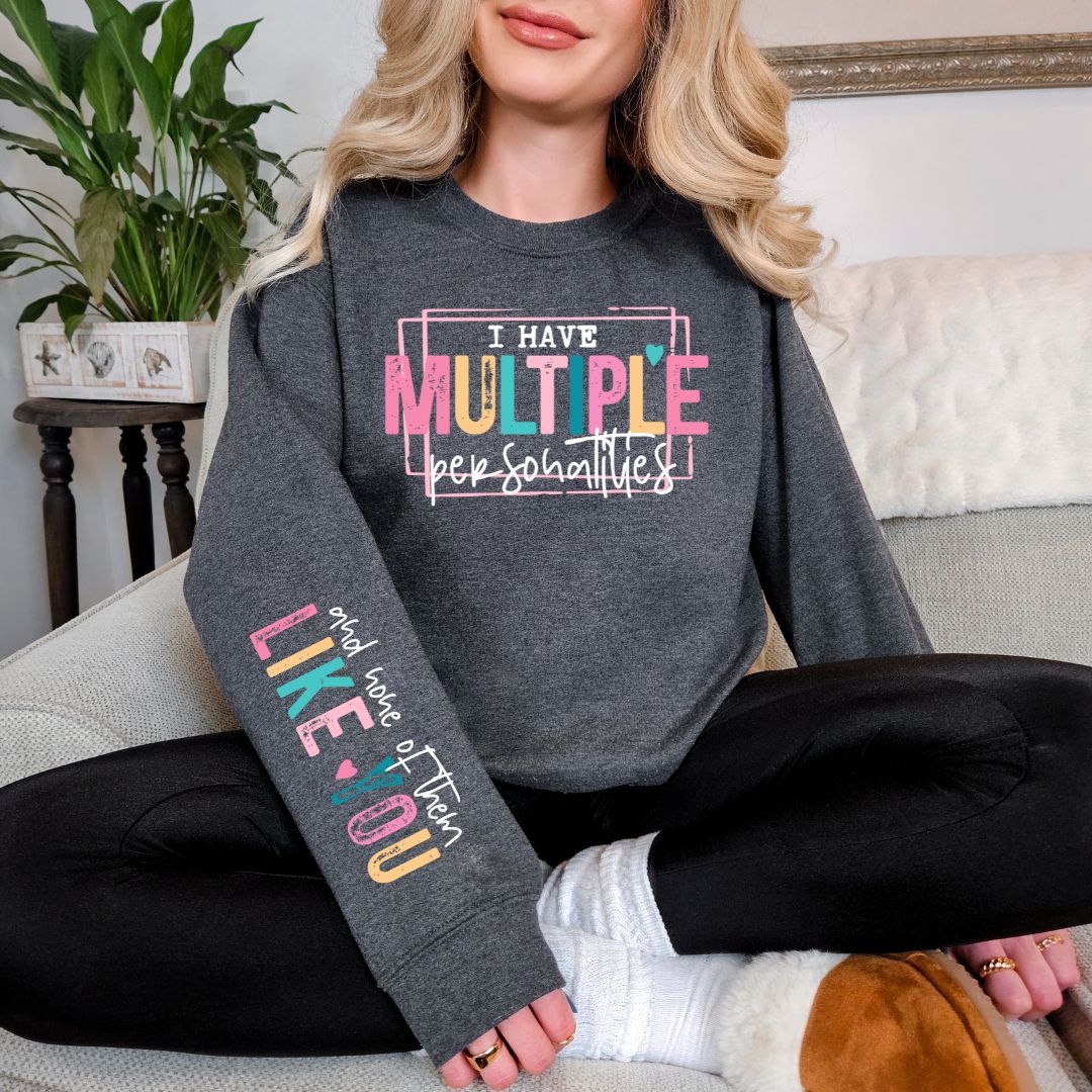 Multiple Personalities Sweatshirt in Three Colors Ave Shops