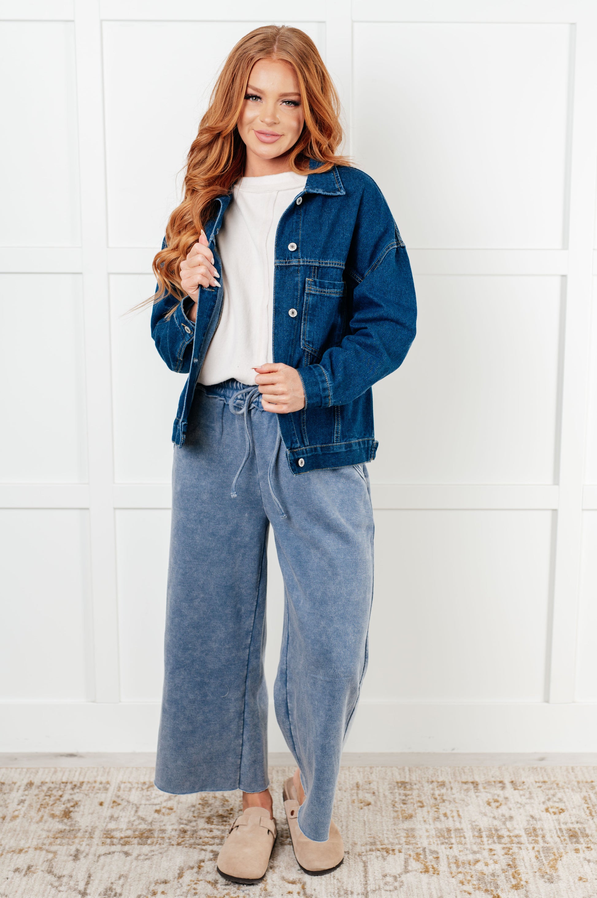 Have We Met Oversized Denim Jacket Ave Shops