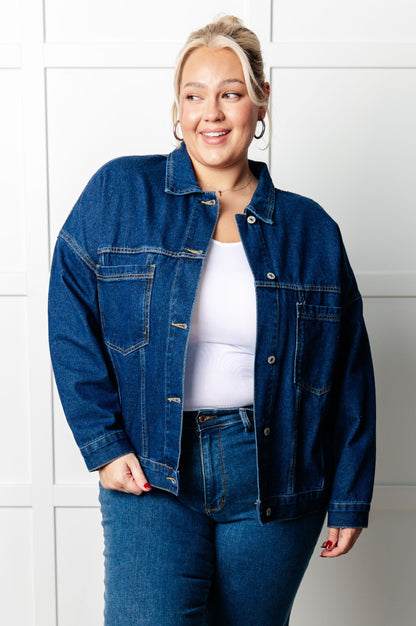 Have We Met Oversized Denim Jacket Ave Shops