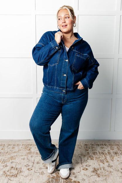 Have We Met Oversized Denim Jacket Ave Shops