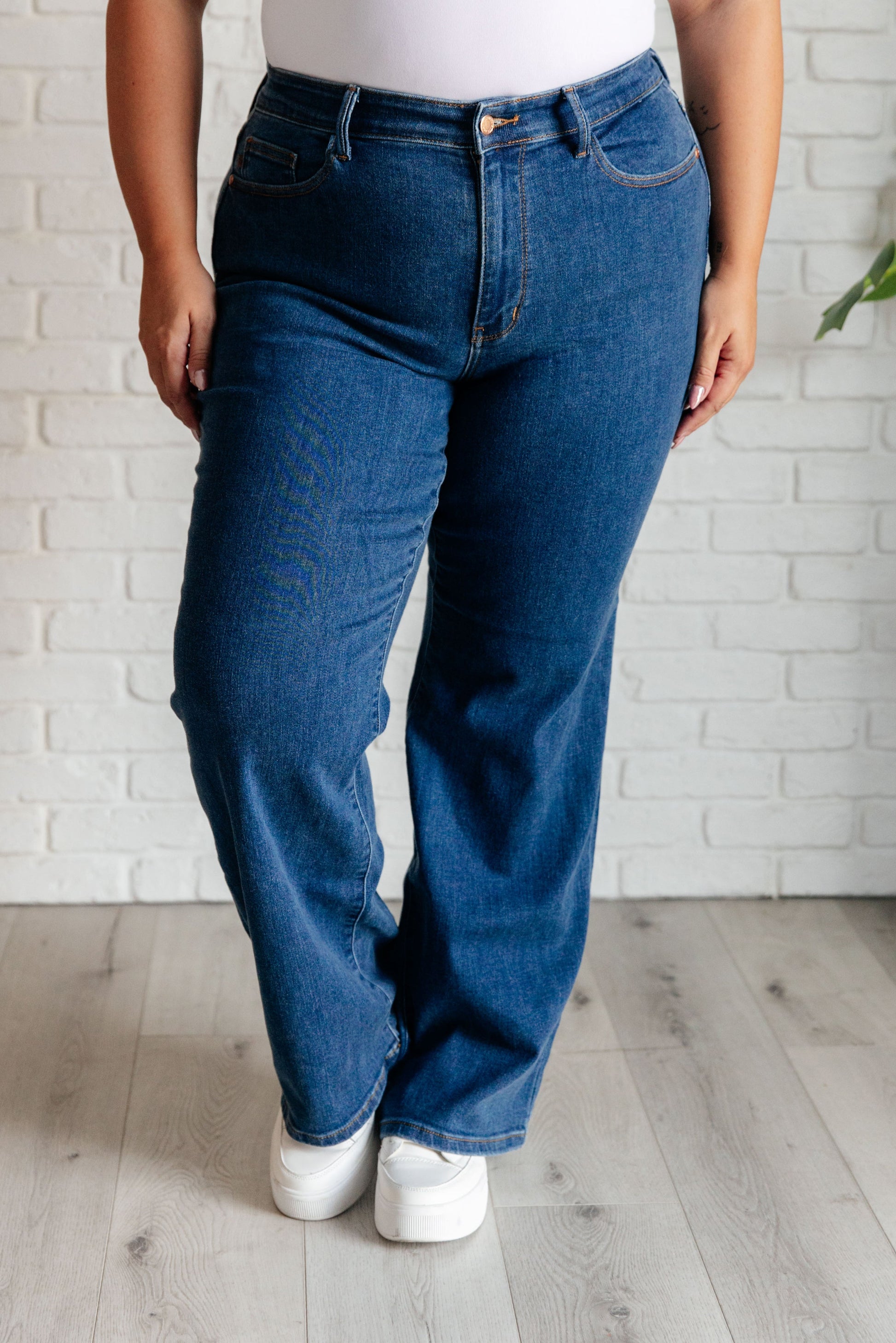 Hazel High Rise Vintage Wide Leg Jeans Ave Shops