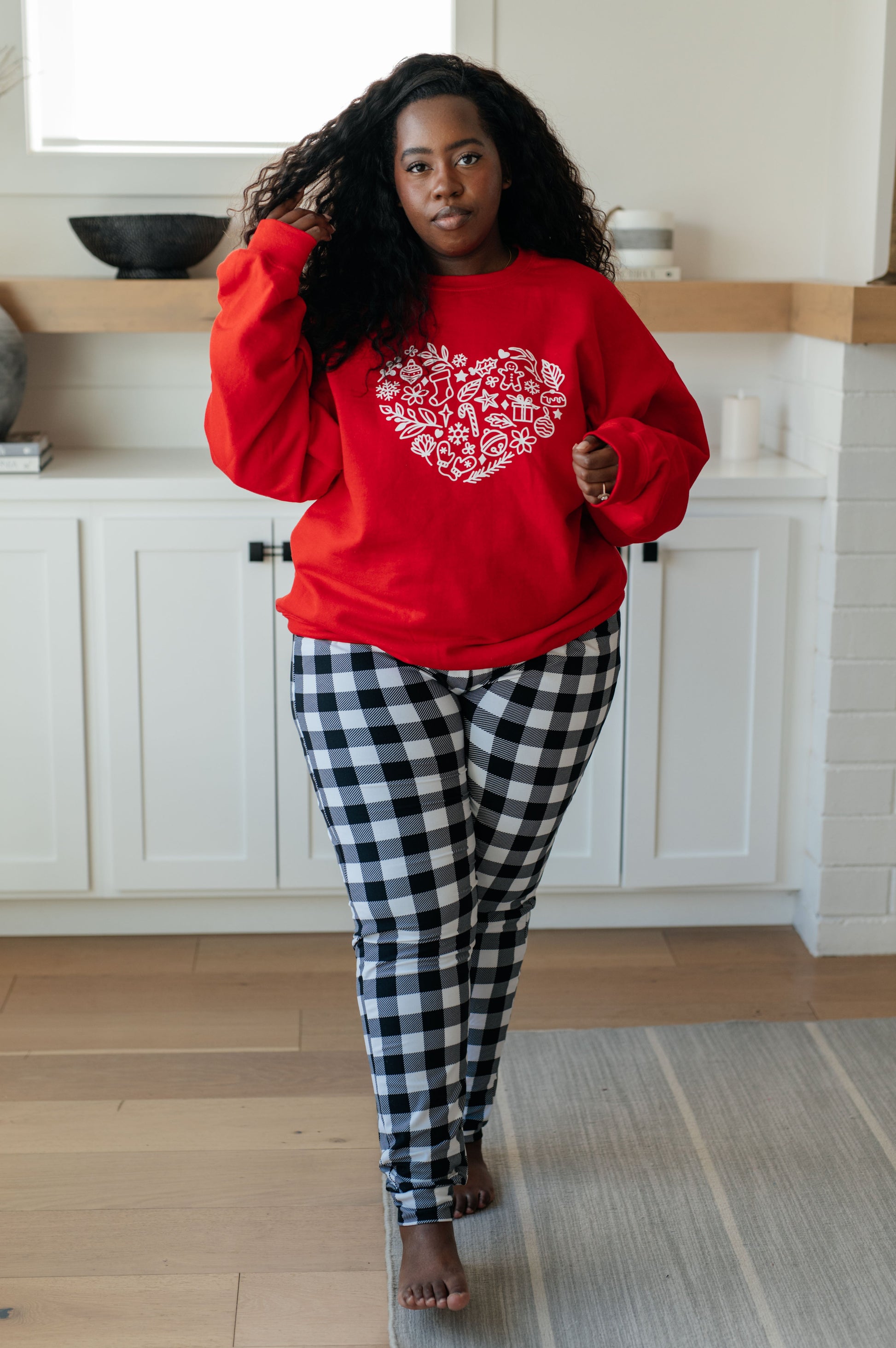 Holiday Heart Sweatshirt Ave Shops