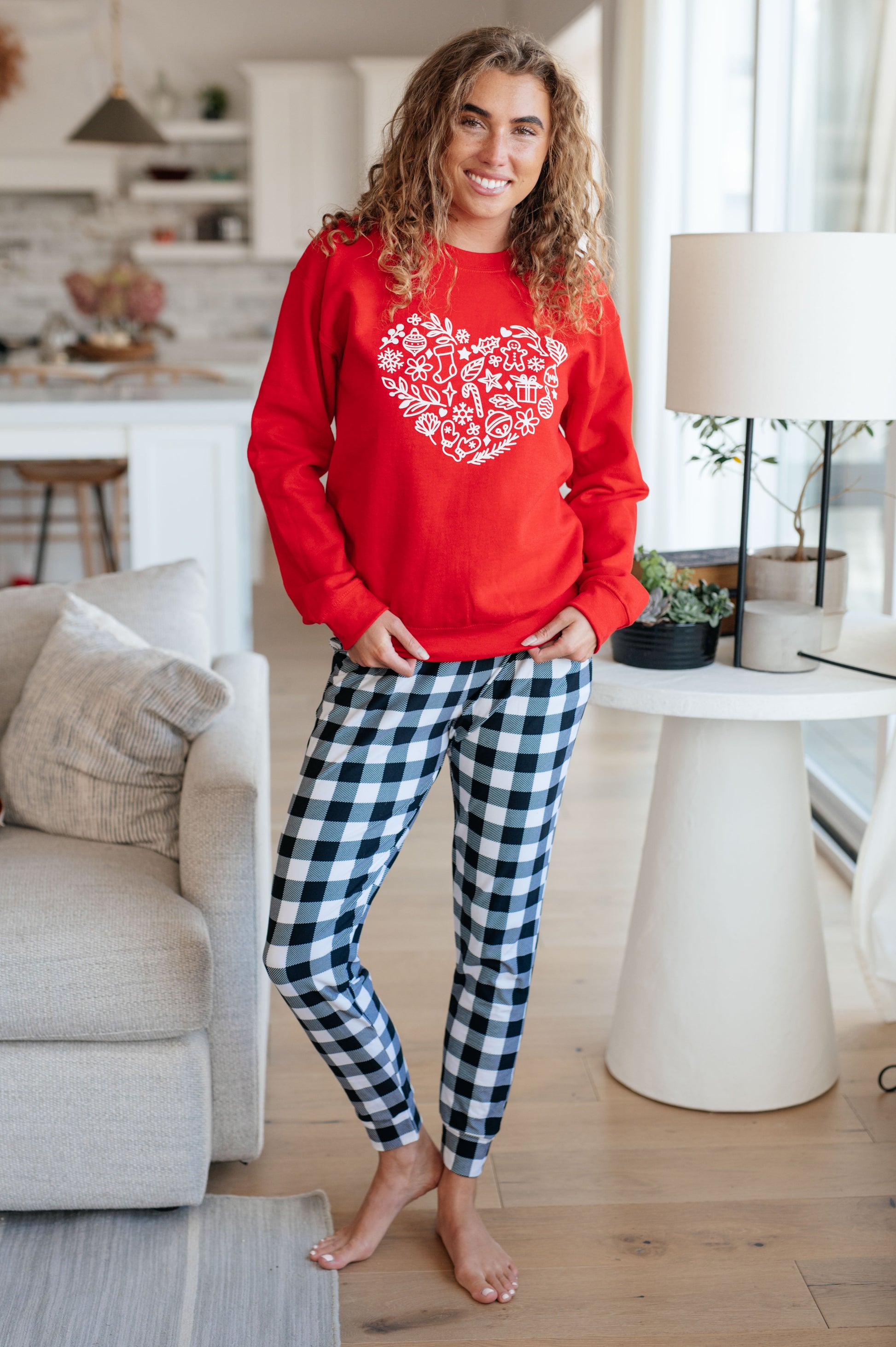 Holiday Heart Sweatshirt Ave Shops