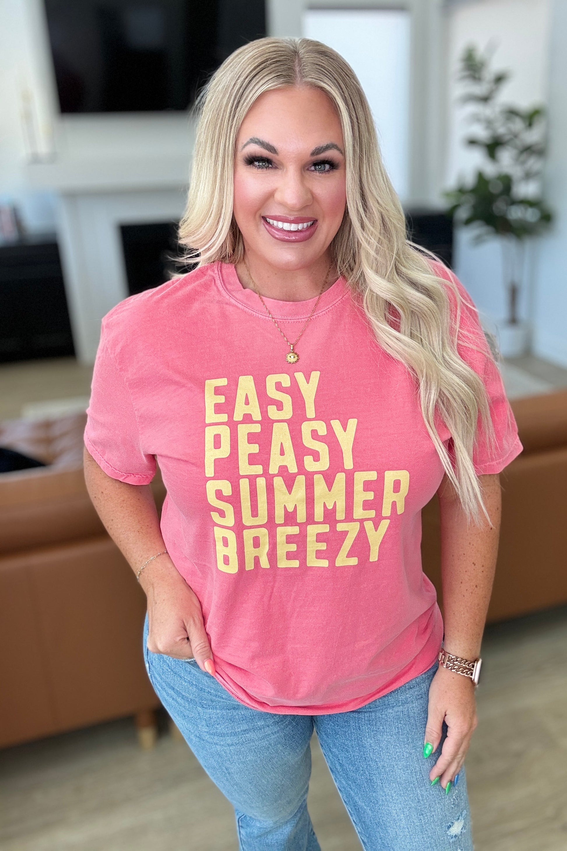 Easy Peasy Summer Breezy Tee Ave Shops