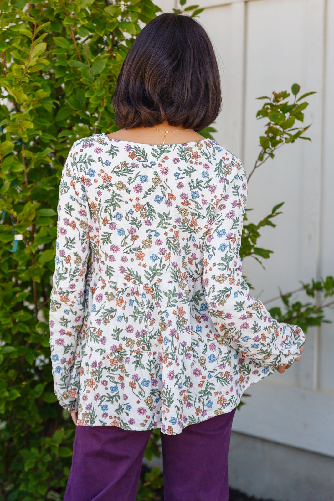 I Think I Can V-Neck Floral Top Ave Shops