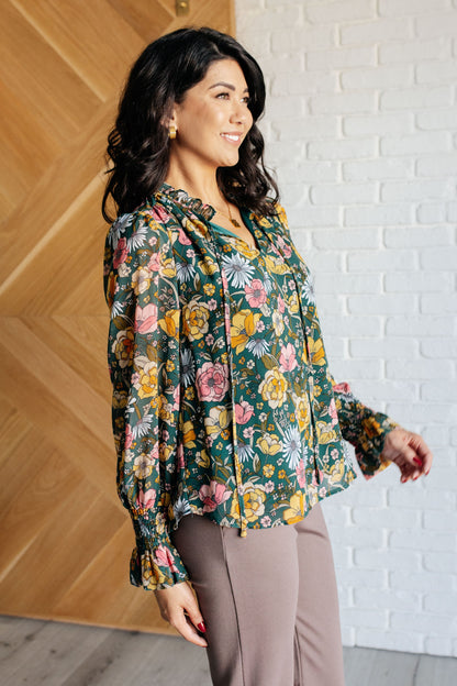 Ideal Ideas Floral Blouse Ave Shops