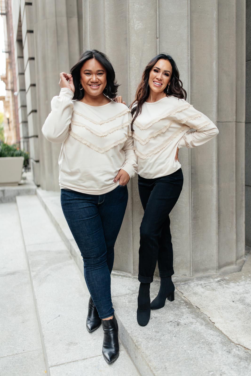 Into The Fringe Top in Beige Ave Shops