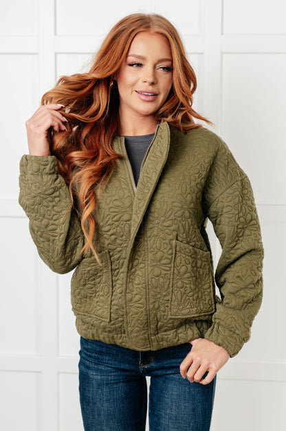 Jungle Explorer Quilted Zip Up Jacket Ave Shops