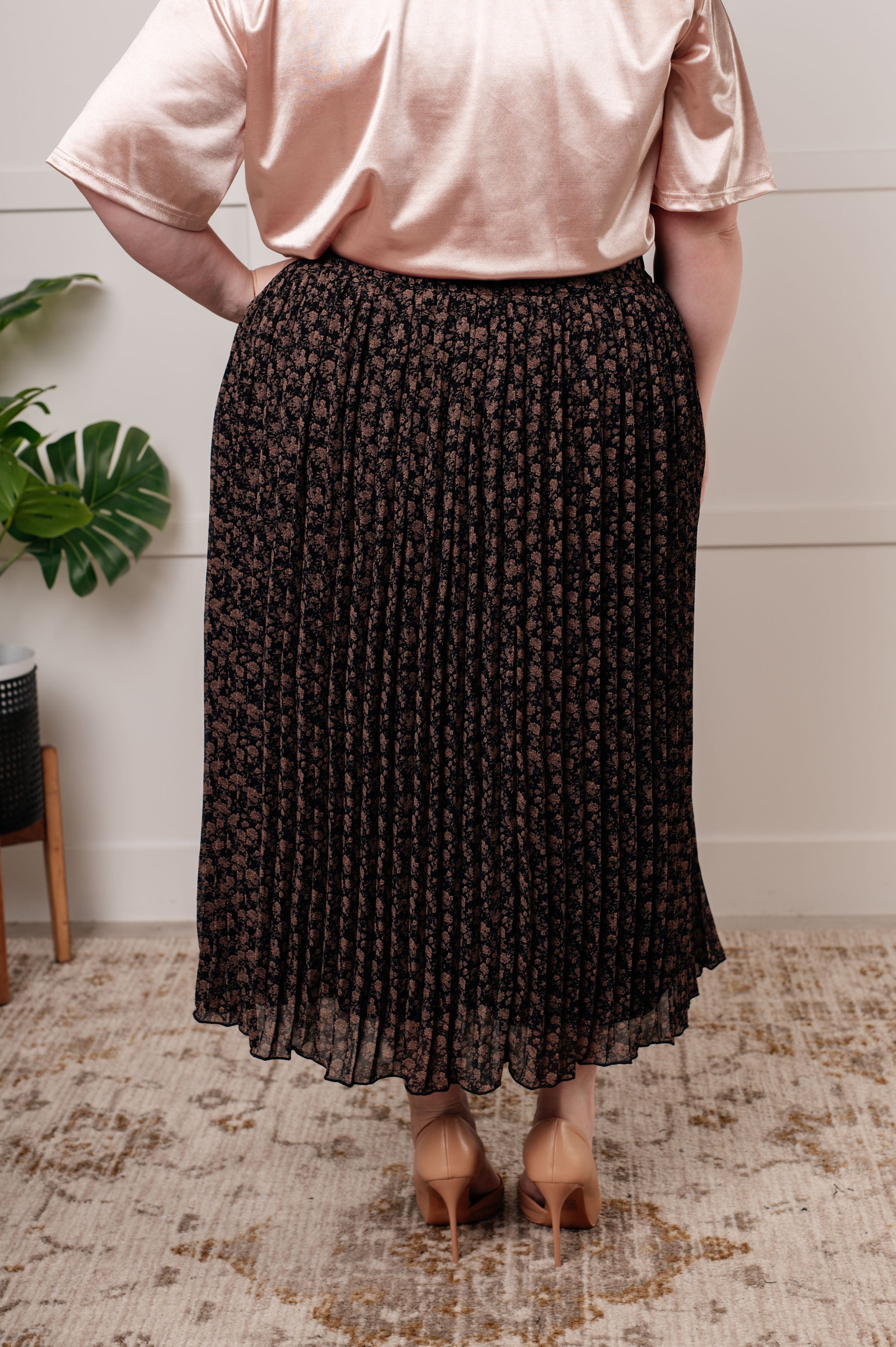 Just What You Wanted Floral Print Pleated Skirt Ave Shops
