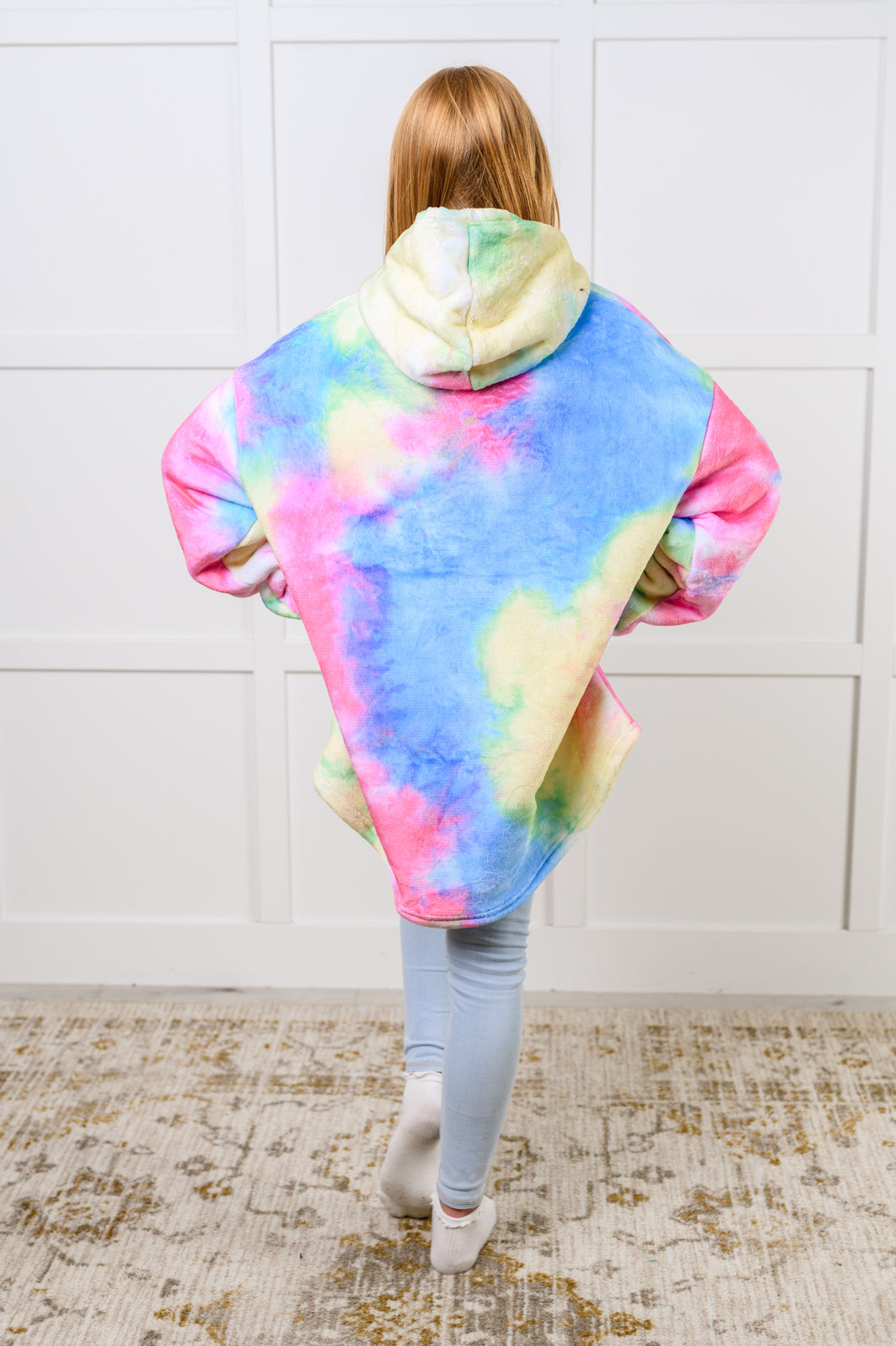 Kids Oversized Hoodie Blanket in Rainbow Ave Shops