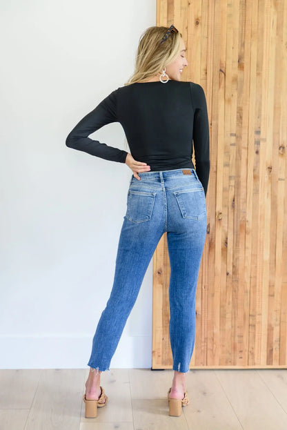 Kyla Destroyed Hi Waist Relaxed Fit Ave Shops