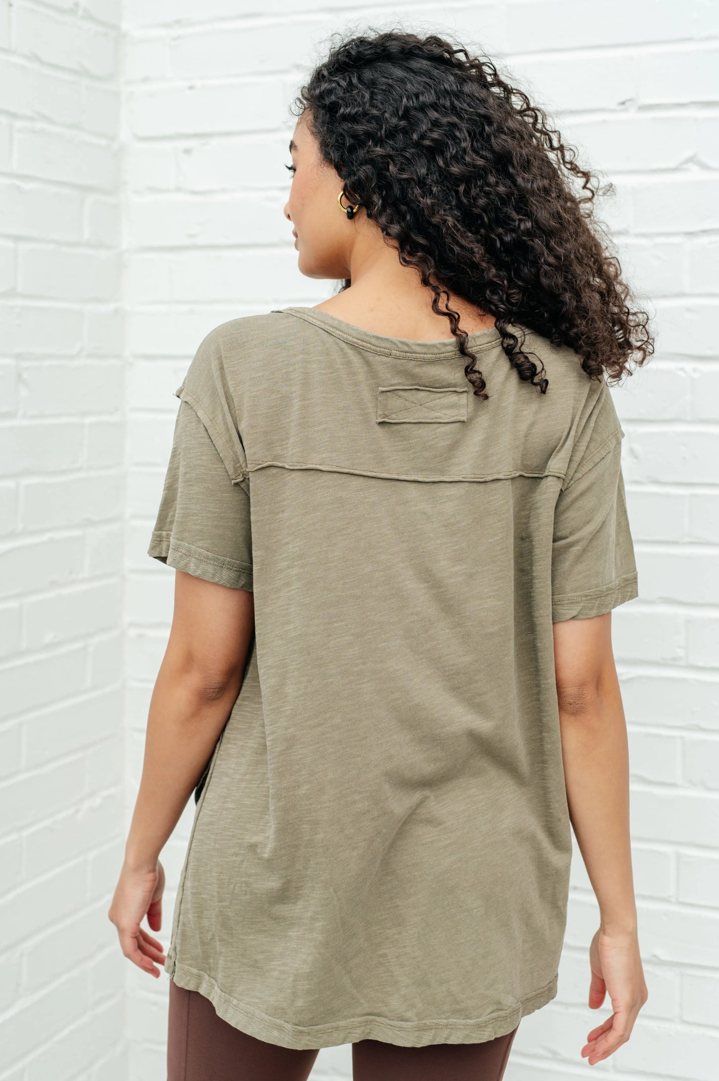 Let Me Live Relaxed Tee in Army Ave Shops