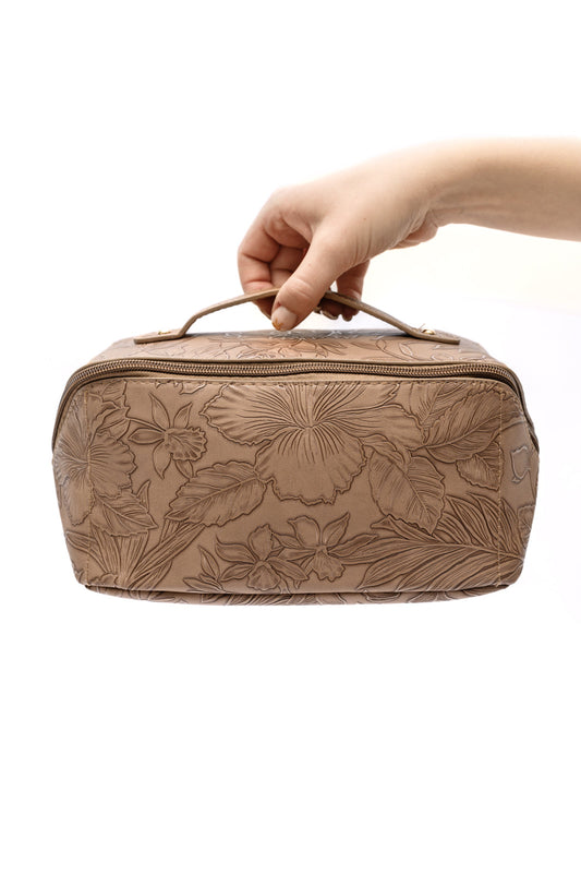 Life In Luxury Large Capacity Cosmetic Bag in Cream Ave Shops