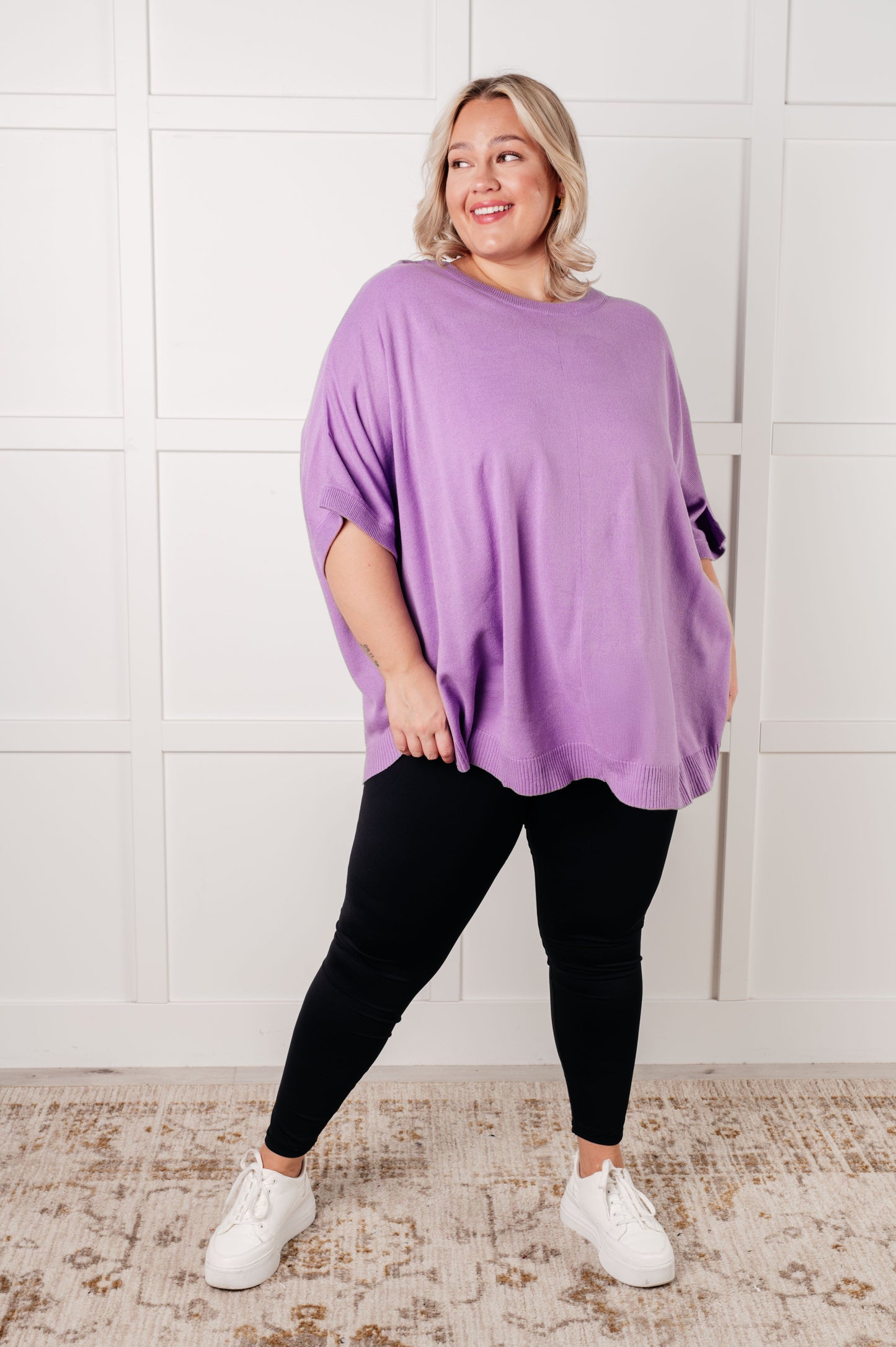 Lilac Whisper Dolman Sleeve Top Ave Shops