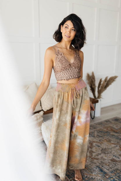 Live In Lace Bralette in Mauve Ave Shops