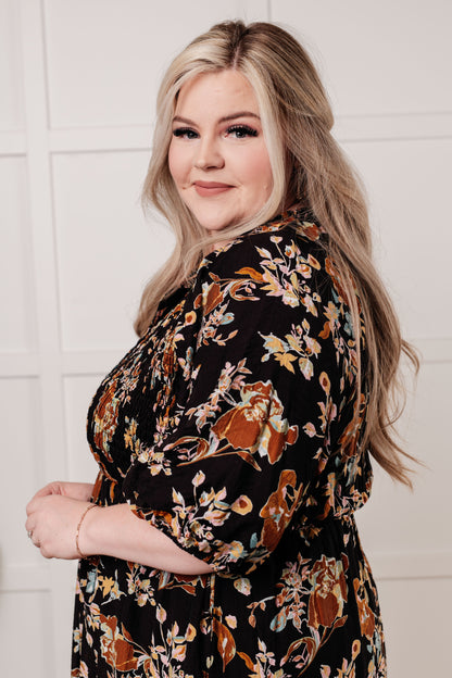 Look My Way Smocked Bodice Button Down Dress Ave Shops