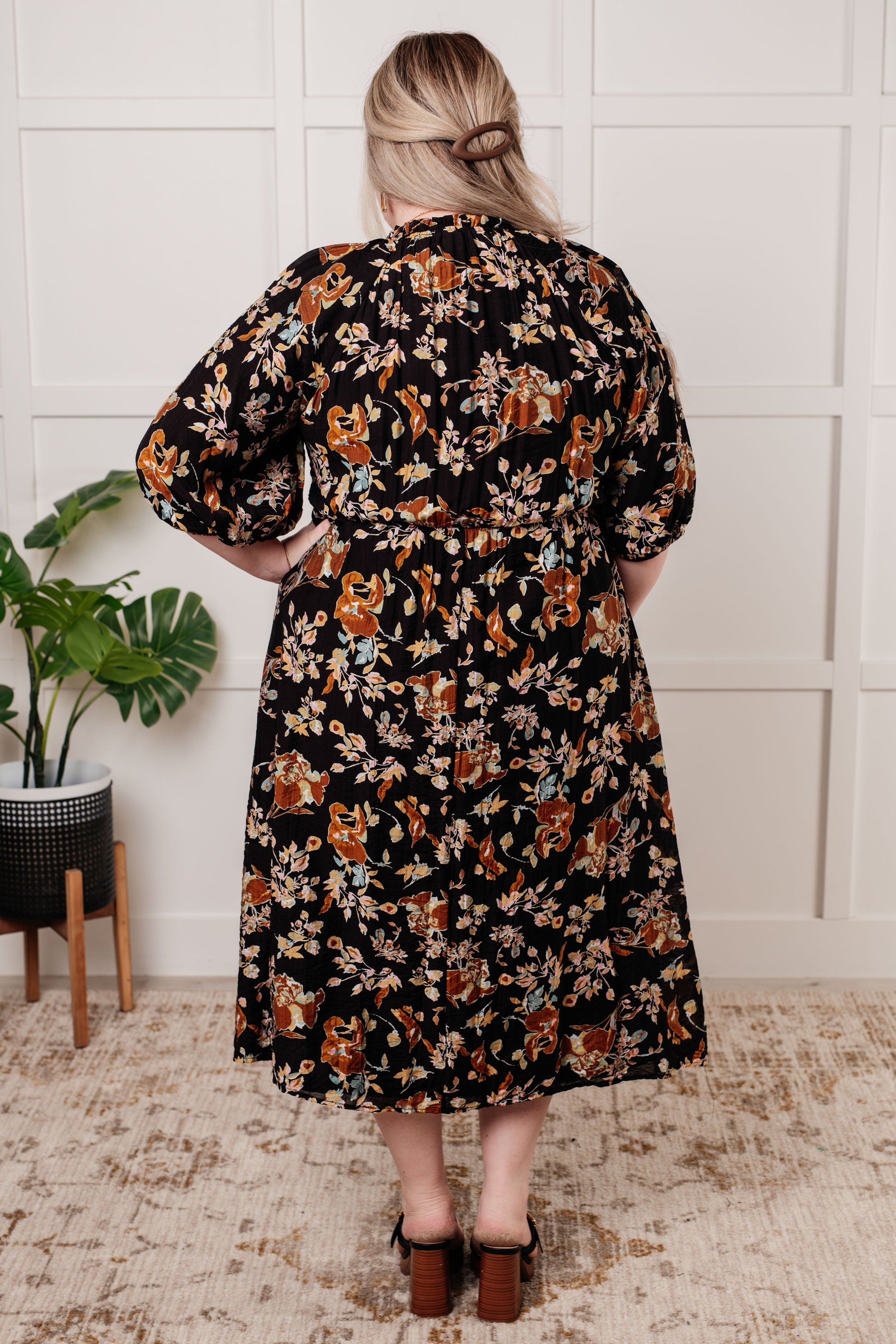 Look My Way Smocked Bodice Button Down Dress Ave Shops