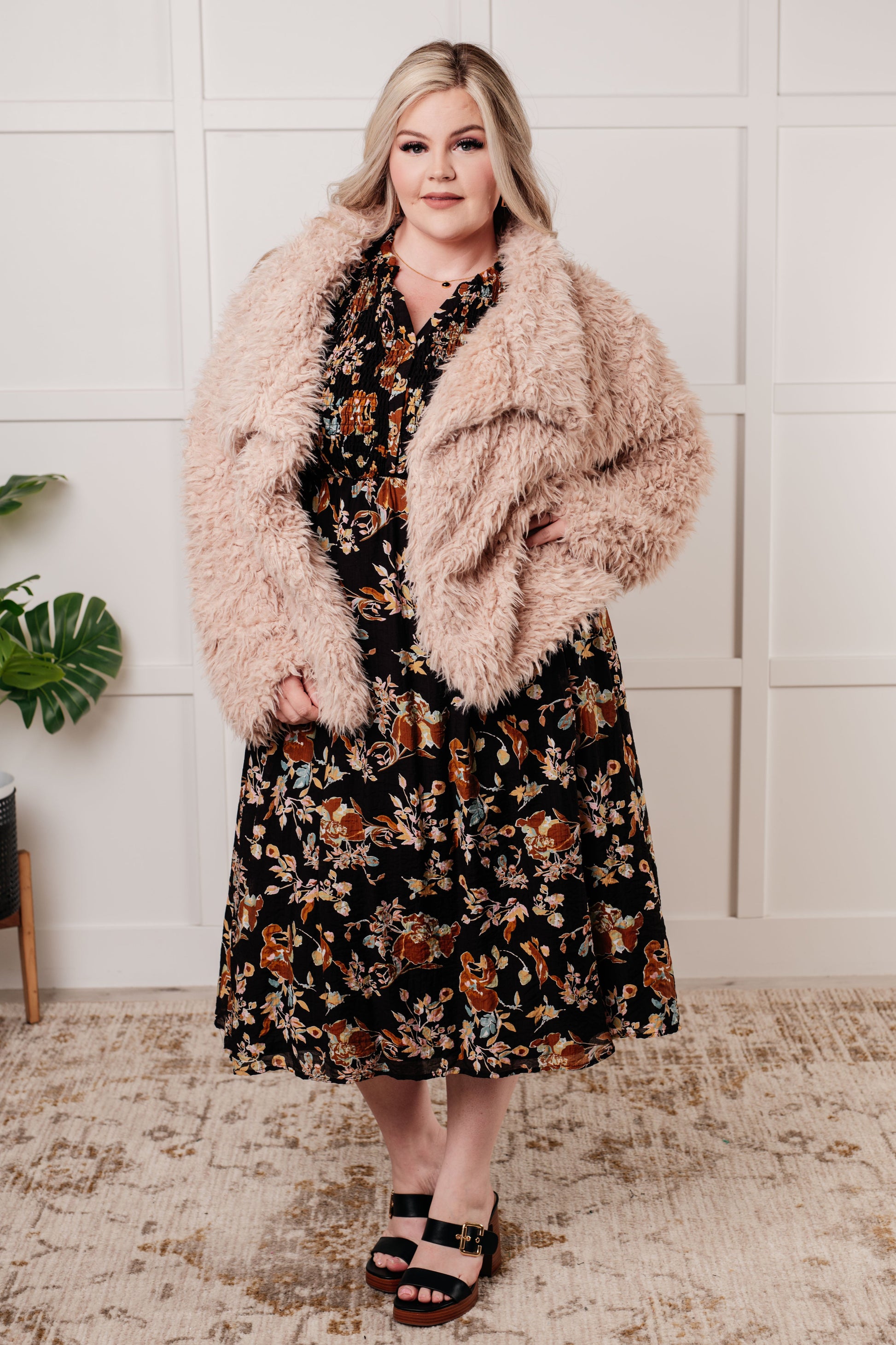 Look My Way Smocked Bodice Button Down Dress Ave Shops