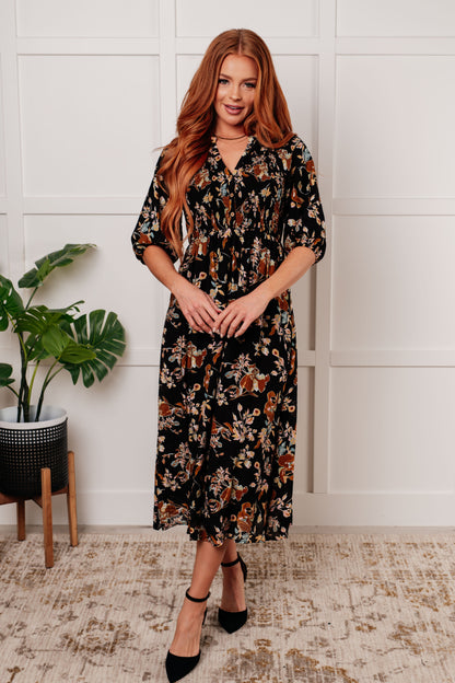 Look My Way Smocked Bodice Button Down Dress Ave Shops