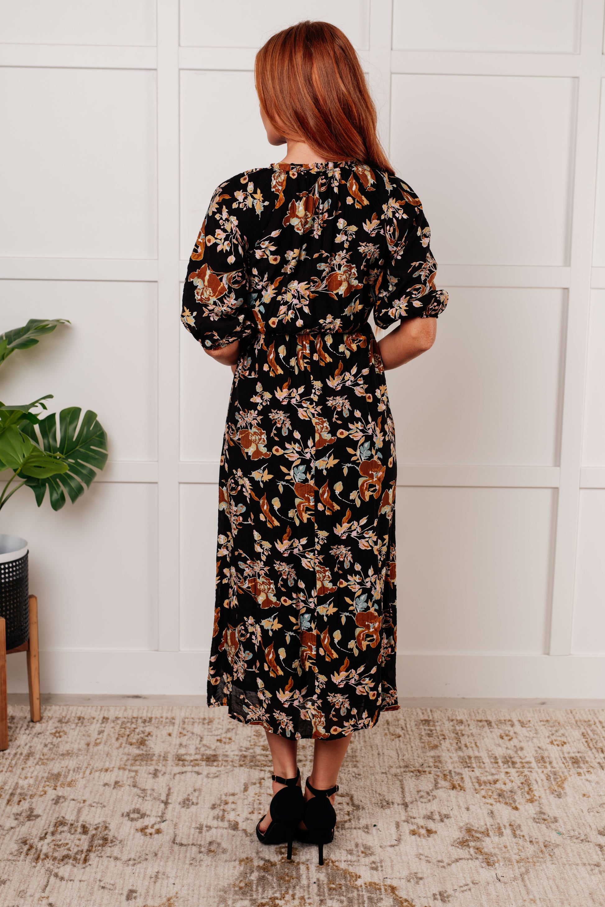 Look My Way Smocked Bodice Button Down Dress Ave Shops