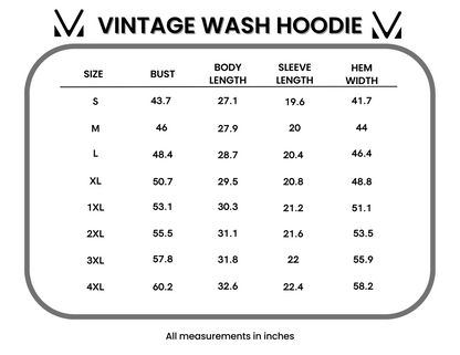 Michelle Mae Vintage Wash Hoodie - Rust