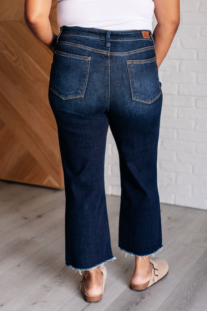 Madeline High Rise Cropped Wide Leg Jeans Ave Shops