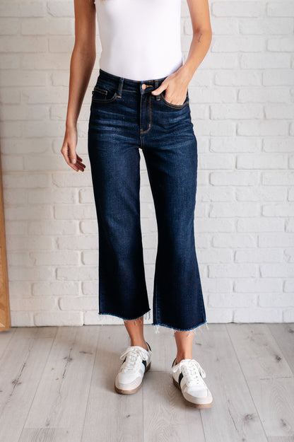 Madeline High Rise Cropped Wide Leg Jeans Ave Shops