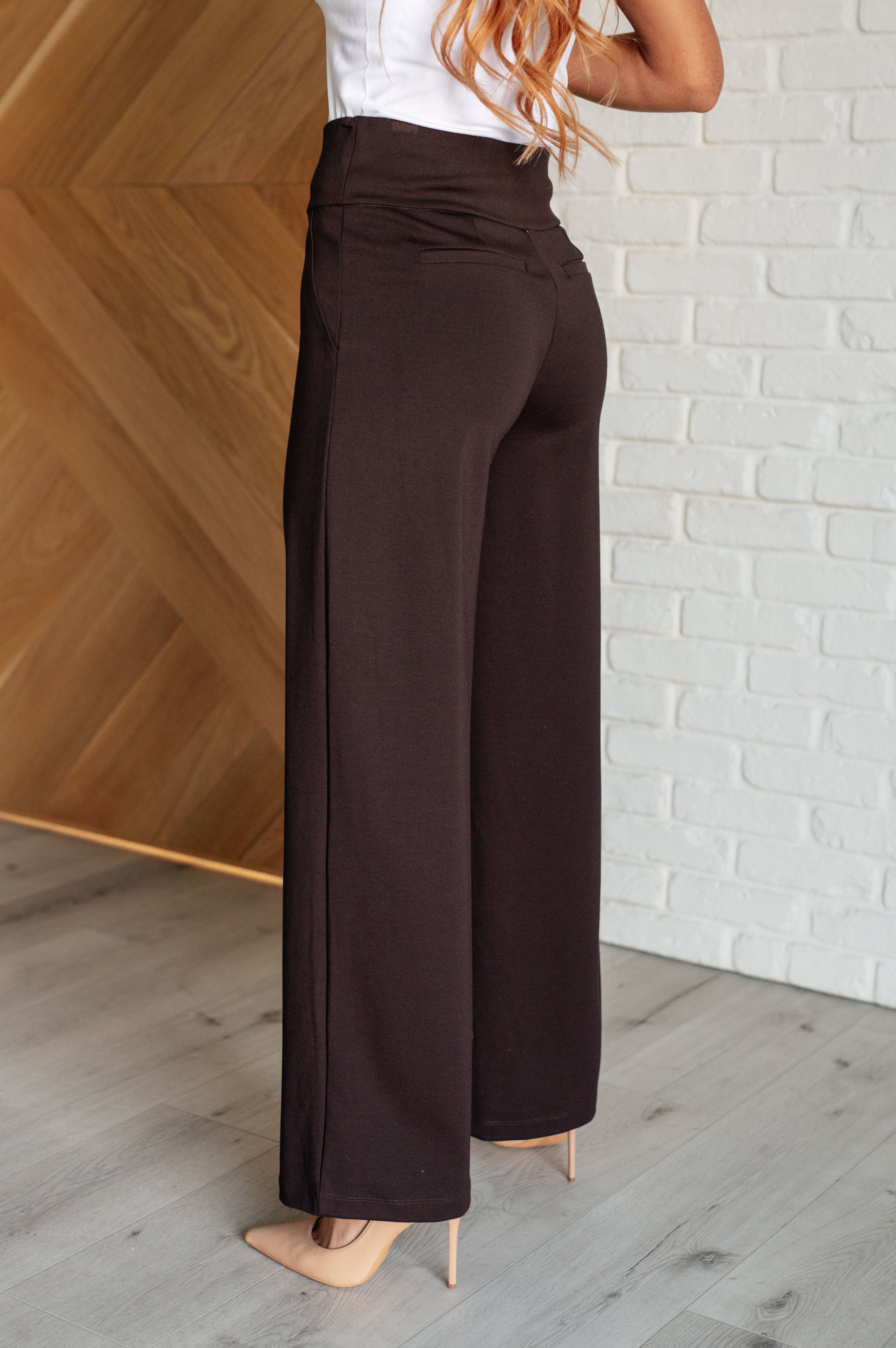 Magic Wide Leg Pants in Chocolate Ave Shops