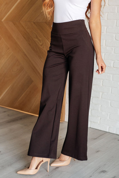 Magic Wide Leg Pants in Chocolate Ave Shops