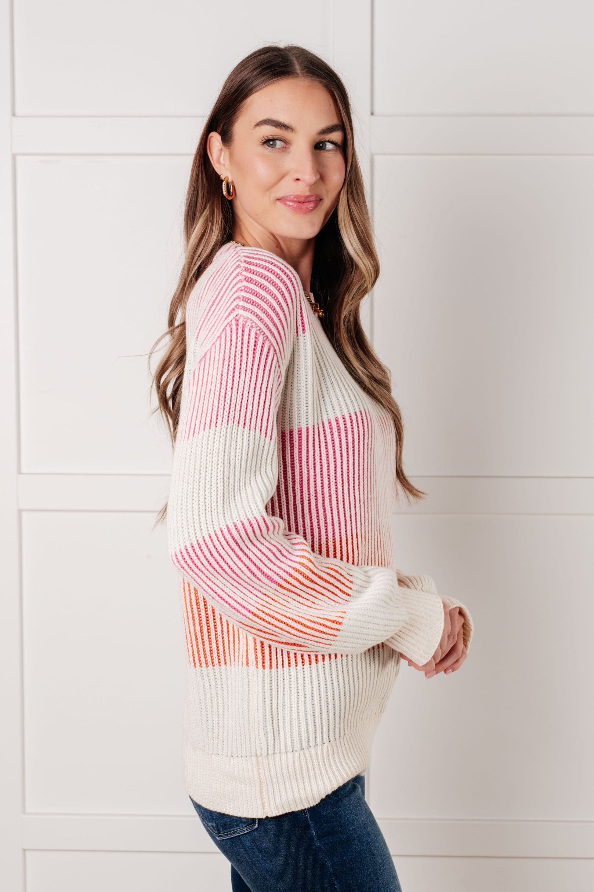 Matchmaker Striped Ribbed Top Ave Shops