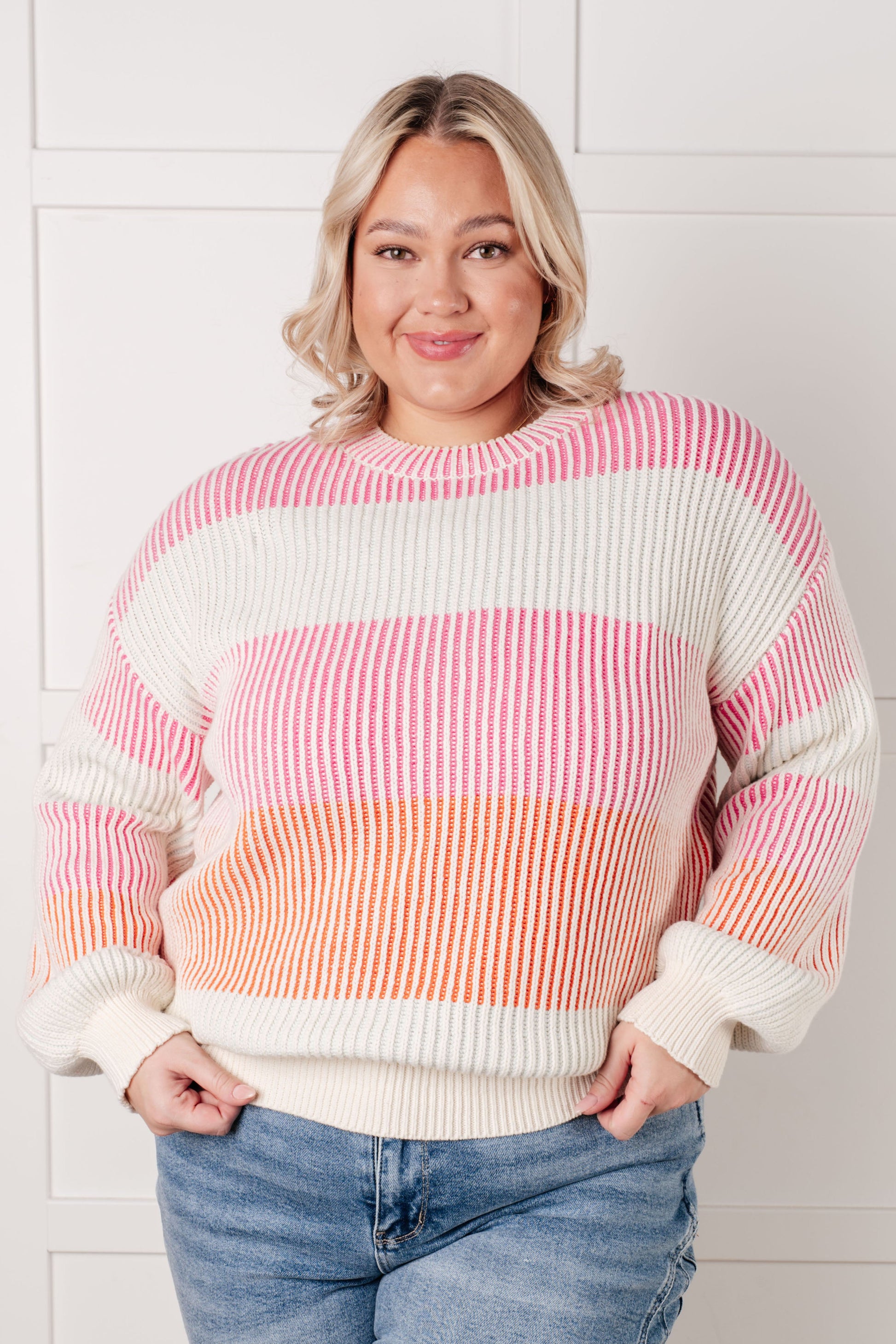 Matchmaker Striped Ribbed Top Ave Shops