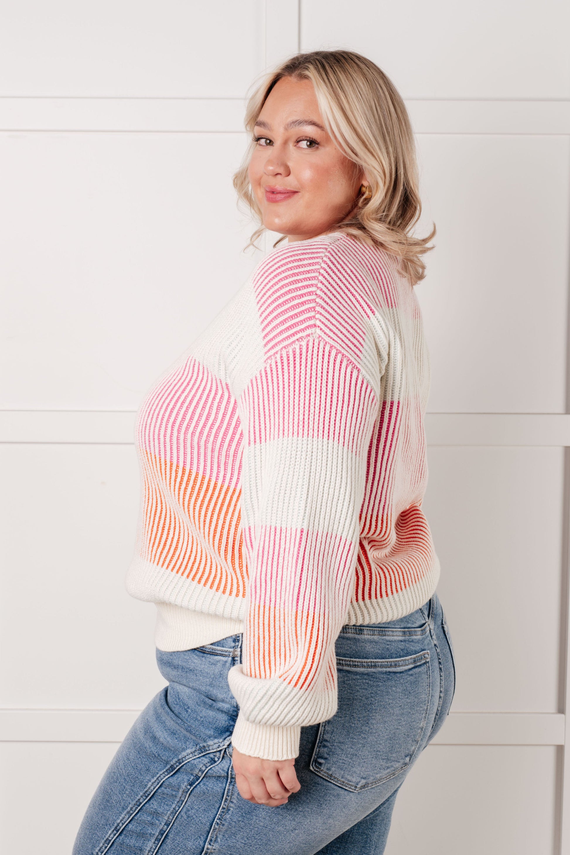 Matchmaker Striped Ribbed Top Ave Shops