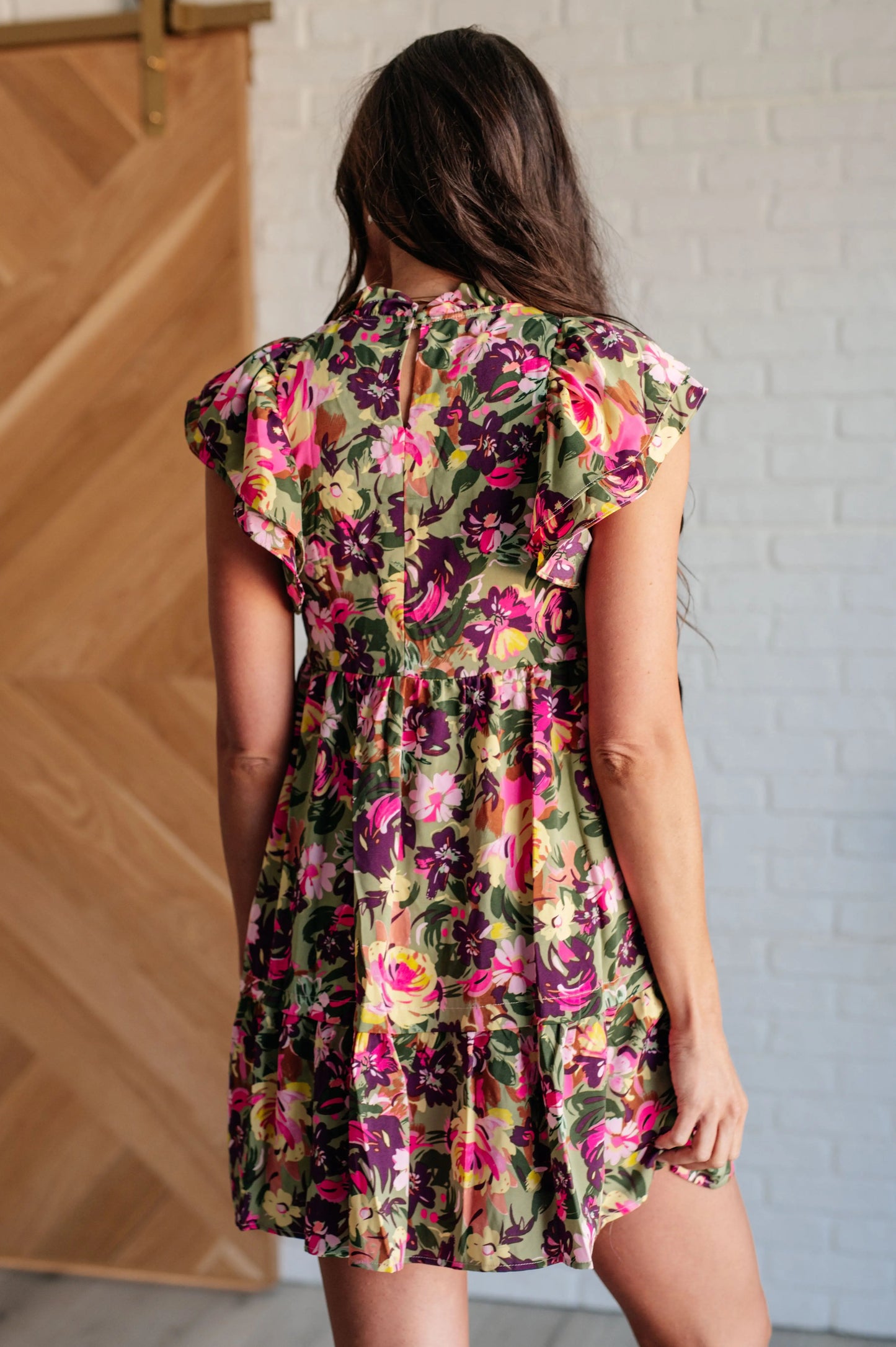 Name it and Claim It Floral Dress Ave Shops