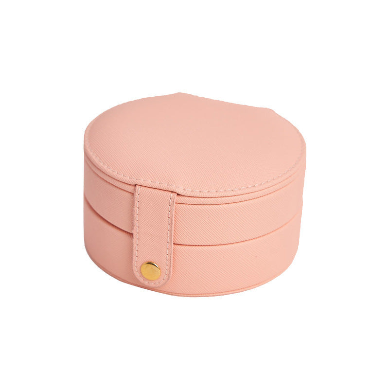 Circular Travel Jewelry Case in Pink Ave Shops