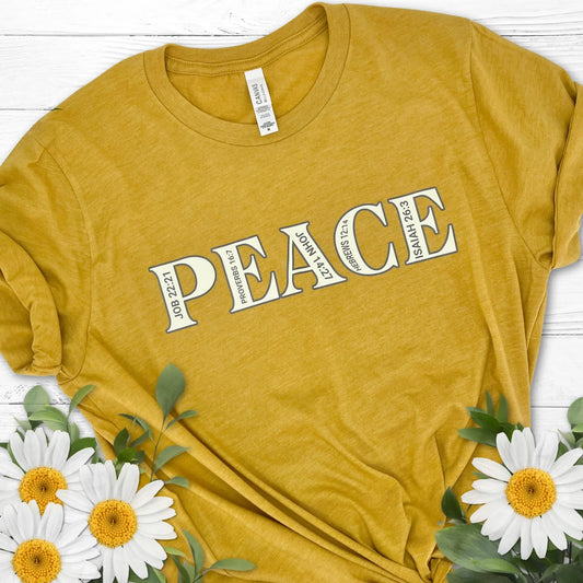 PEACE graphic tee with biblical verses ATTATOOD Wholesale