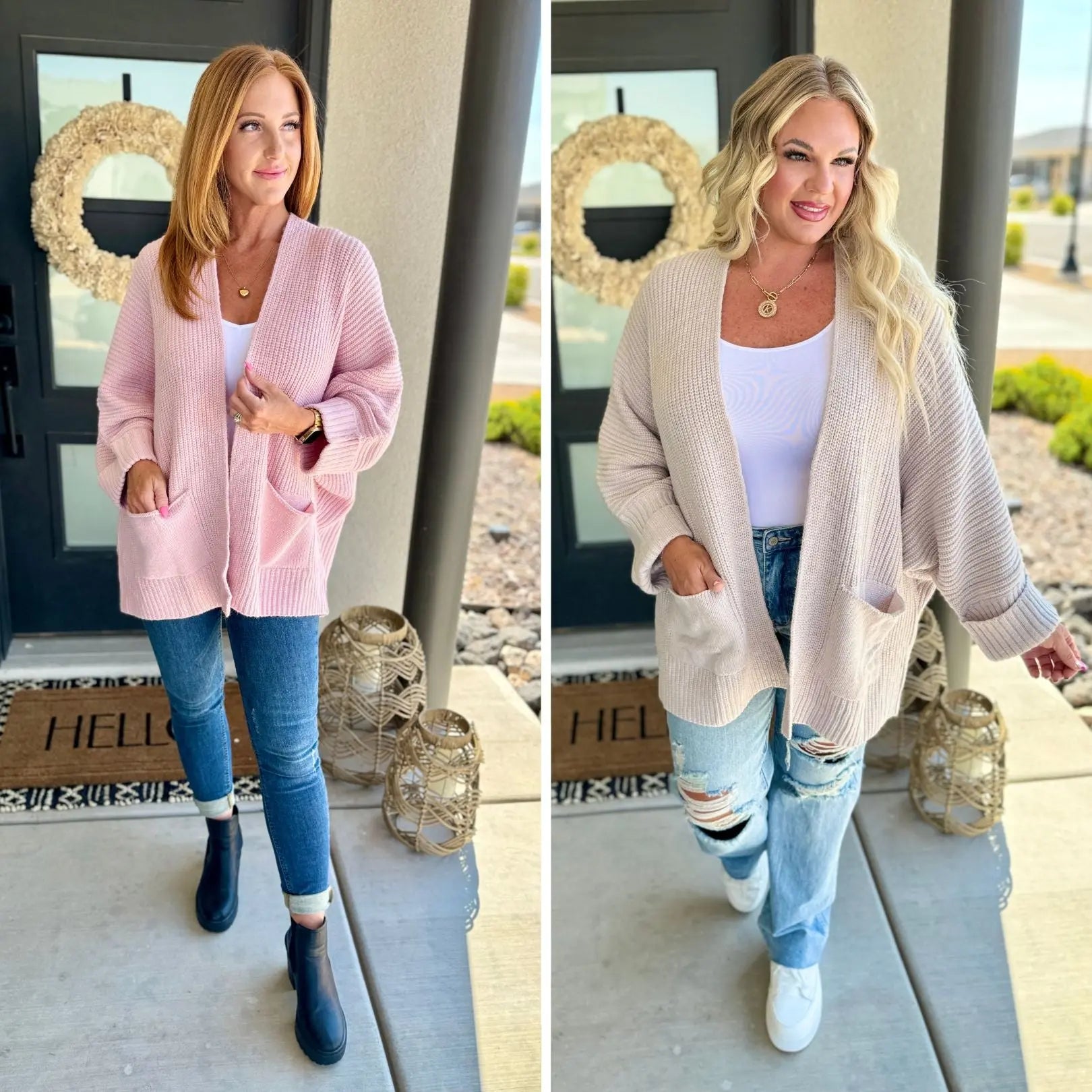 PREORDER: Azalea Oversized Cardigan in Two Colors Ave Shops