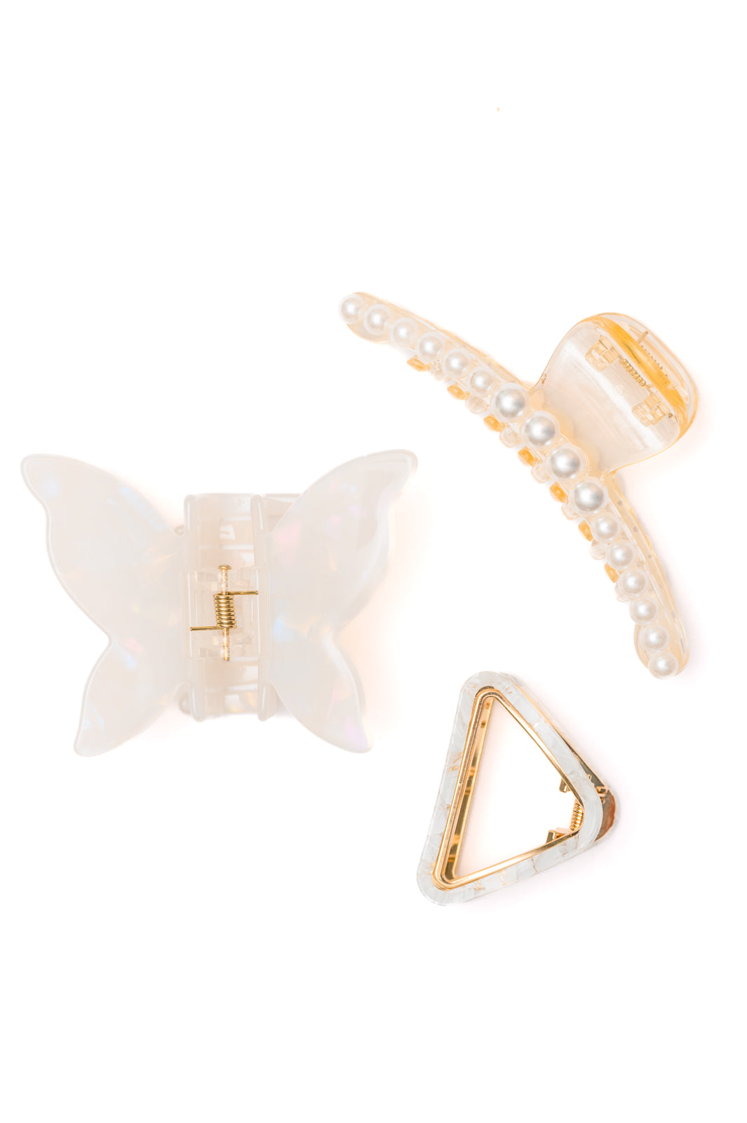 Pearl and Marble Clip Set of 3 Ave Shops