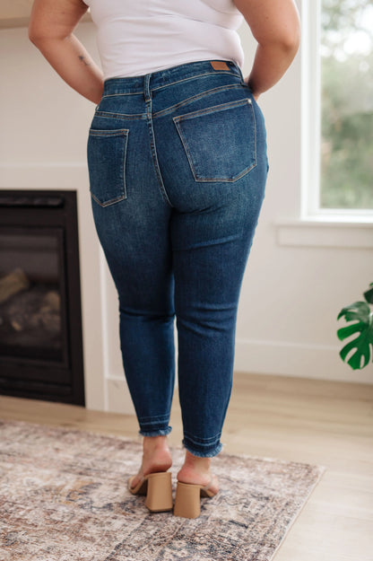 Phillipa High Rise Release Hem Slim Jeans Ave Shops