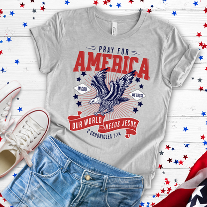 Pray for America Graphic Tee