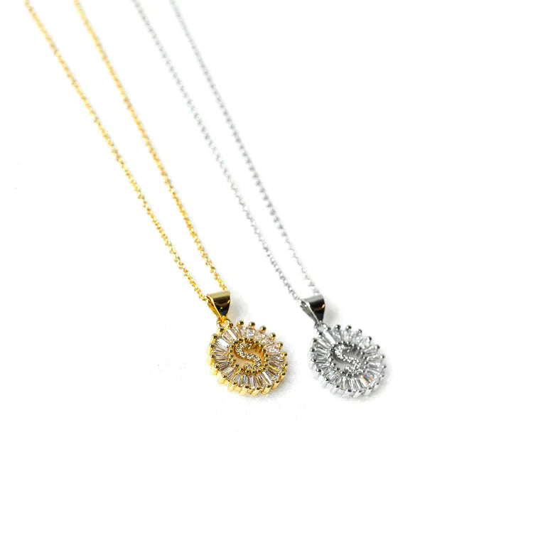 PREORDER: Mini Radiant Initial Necklace Ave Shops