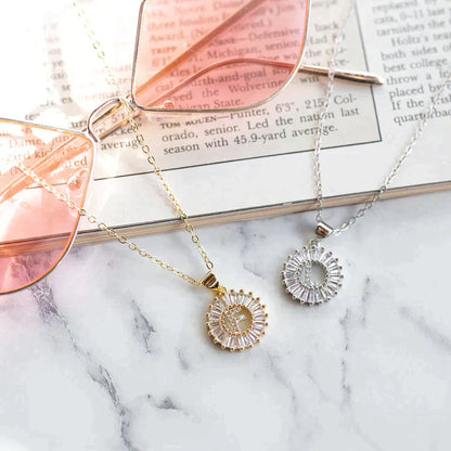 PREORDER: Mini Radiant Initial Necklace Ave Shops