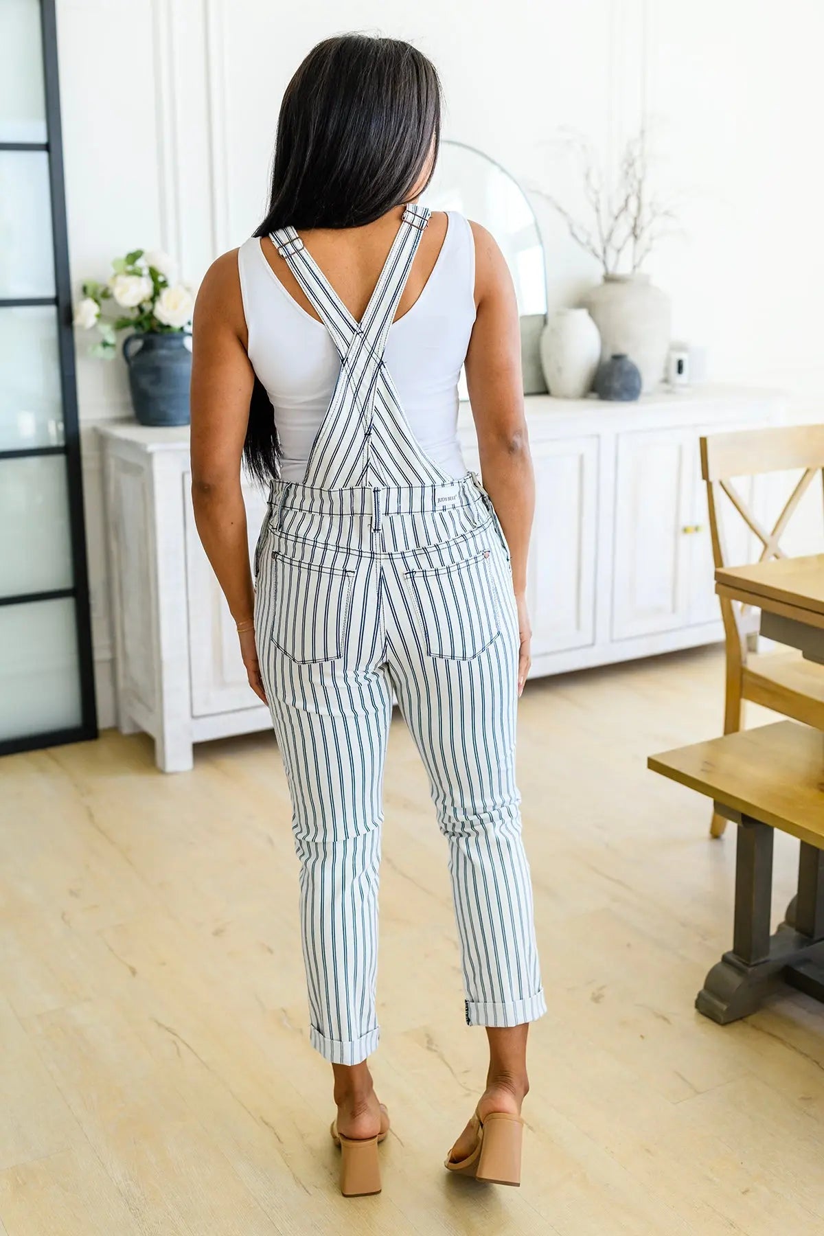 Railroad Stripe Overalls Ave Shops