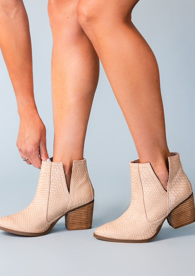 Tarim Bootie in Blush Ave Shops